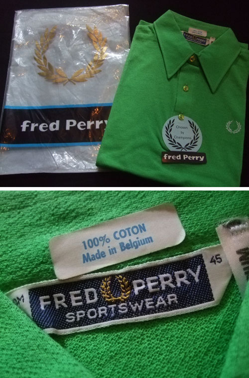 1970's　DEAD STOCK　（デッドストック） “　フレッドペリー（fred Perry）　”　ポロシャツ