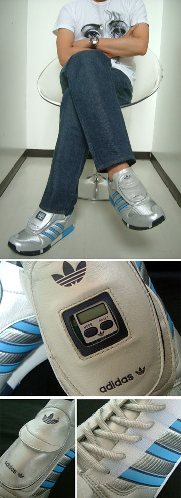 アディダス(adidas) “マイクロペーサー” （MICROPACER） シルバー ...
